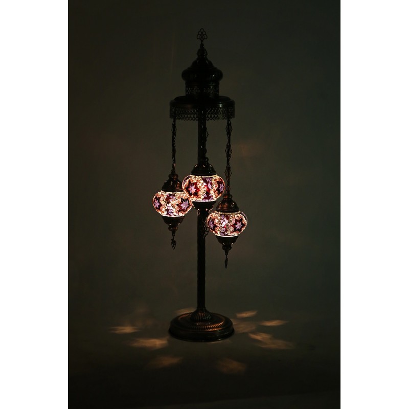 Turkish Moroccan Mosaic Glass Handmade Tiffany Floor Lamp Light
