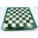 30x30 Covered Film Coating Classic Bord - Metal Figure Chess Set