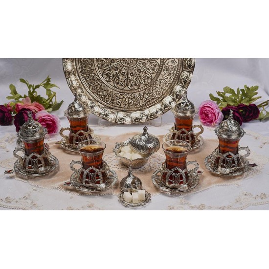 metal casting tea set -1